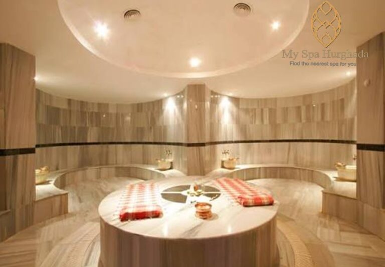 Ramses Spa Program traditional Turkish hamam warm marble room in Hurghada